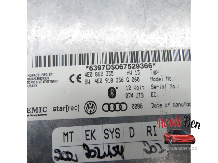 Module téléphone d'un Audi Q7 (4LB) 3.0 TDI V6 24V 2007