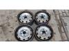 Set of wheels from a Fiat Ducato (250), 2006 2.3 D 120 Multijet, Delivery, Diesel, 2.287cc, 88kW (120pk), FWD, F1AE0481D, 2006-07, 250AC; 250BC; 250CC; 250DC; 250EC 2008