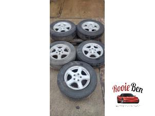 Used Set of wheels + winter tyres Jeep Grand Cherokee (WH/WK) 3.0 CRD V6 24V DPF Price on request offered by Rooie Ben autodemontage