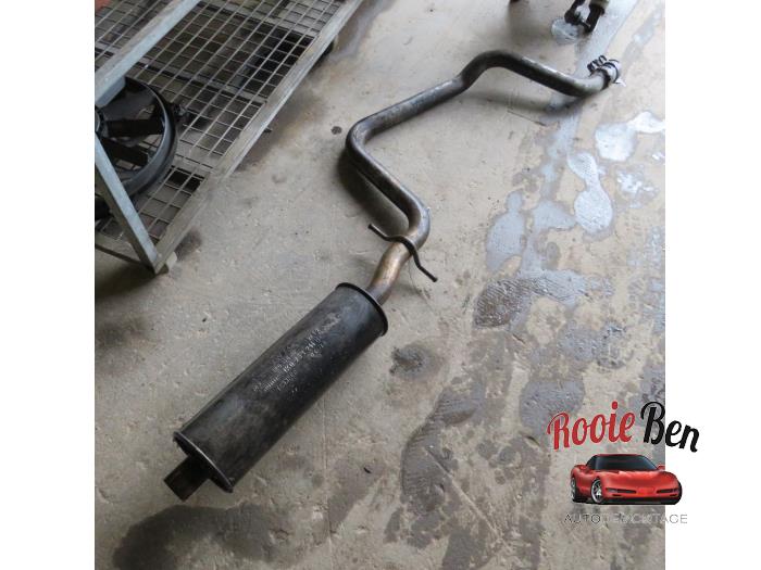 Exhaust middle silencer from a Volkswagen Beetle (16AE) 1.2 TSI 2016