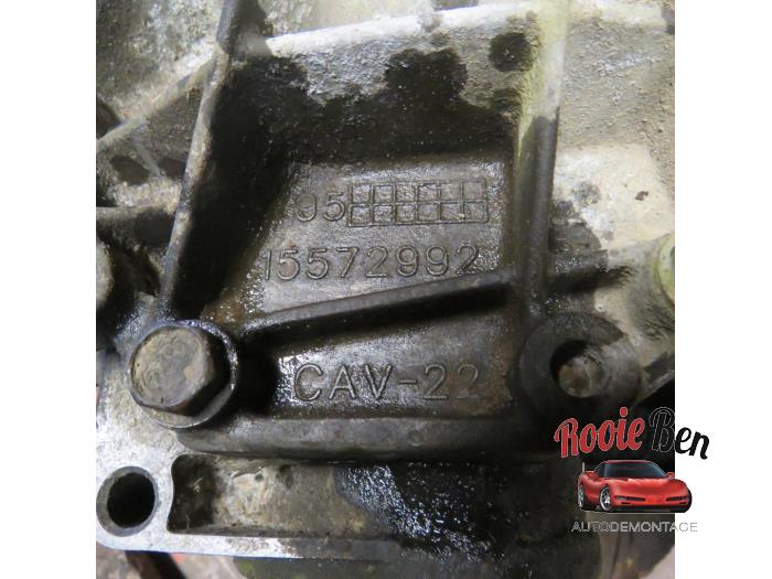 Differential vorne van een Chevrolet K-Serie 4x4 5.7 V8 1996
