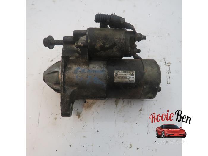 Begagnade Startmotor Jeep Grand Cherokee (WG/WJ) 4.7i V-8 Pris € 75,00 Marginaltabell erbjuds av Rooie Ben autodemontage