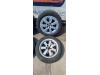 Set of wheels + winter tyres from a Volkswagen Polo IV (9N1/2/3) 1.2 12V 2005
