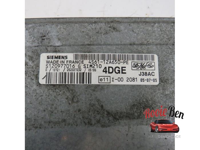 Ordinateur gestion moteur d'un Mazda 2 (NB/NC/ND/NE) 1.4 16V 2005