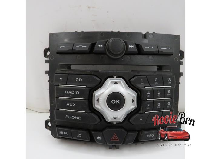 Radiobedienfeld van een Ford Ranger 3.2 TDCI 20V 200 4x4 2013