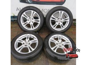 Used Sport rims set + tires Mazda 3 Sport (BL14/BLA4/BLB4) 1.6i MZR 16V Price on request offered by Rooie Ben autodemontage