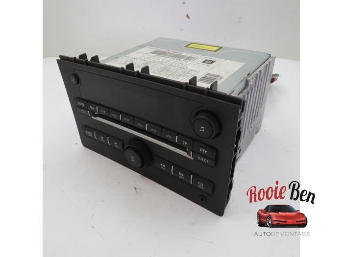 Radio CD player from a Saab 9-3 Sport Estate (YS3F) 1.8i 16V 2007