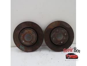 Used Front brake disc Peugeot 108 1.0 12V VVT-i Price on request offered by Rooie Ben autodemontage