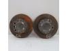 Bremsscheibe hinten van een Volkswagen Golf VI (5K1), 2008 / 2013 1.4 TSI 122 16V, Fließheck, Benzin, 1.390cc, 90kW (122pk), FWD, CAXA, 2008-10 / 2012-11 2010