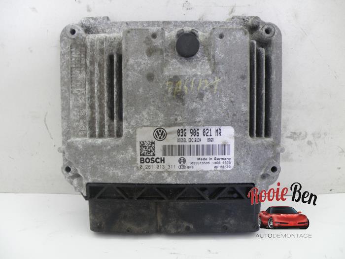 Used Engine management computer Volkswagen Passat Variant (3C5) 2.0 TDI 140 Price € 40,00 Margin scheme offered by Rooie Ben autodemontage