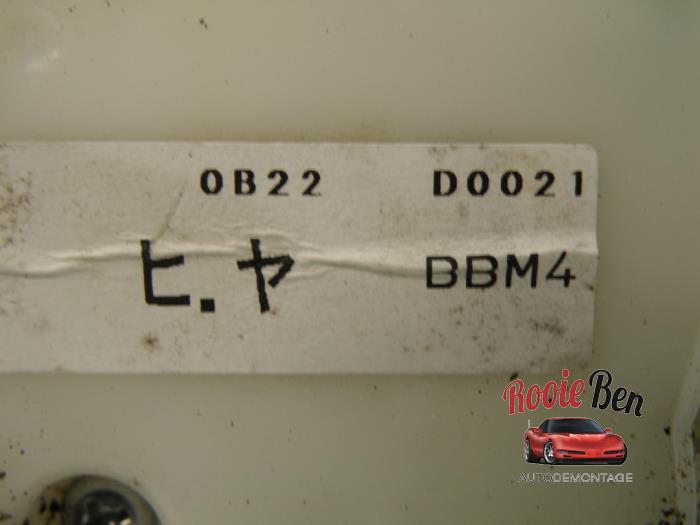 Rear door mechanism 4-door, right from a Mazda 3 Sport (BL14/BLA4/BLB4) 1.6i MZR 16V 2010