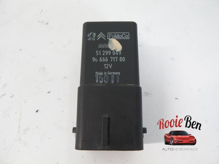 Glow plug relay Citroen C3 1.6 HDi 92 9666671780
