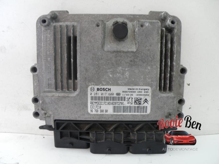 Used Engine management computer Citroen C3 (SC) 1.6 HDi 92 Price € 25,00 Margin scheme offered by Rooie Ben autodemontage
