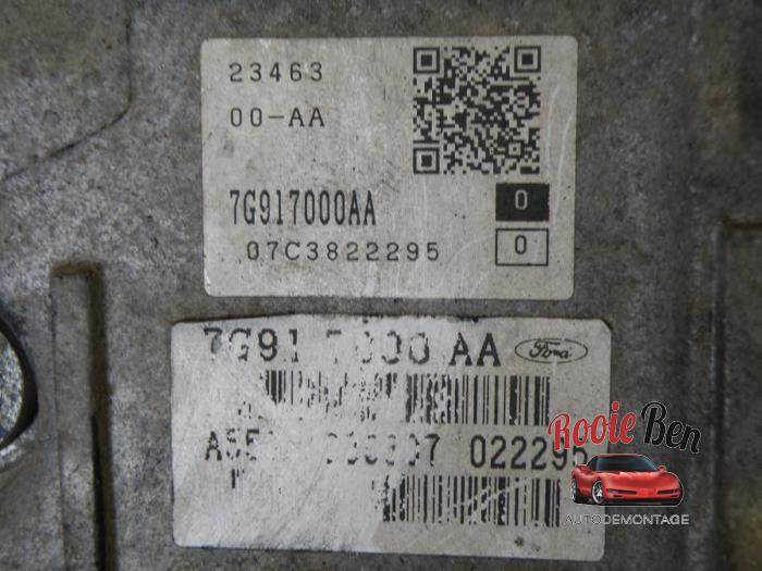 Boîte de vitesse d'un Ford S-Max (GBW) 2.0 TDCi 16V 130 2007