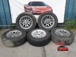 Used Sport rims set + tires Jeep Grand Cherokee (WG/WJ) 2.7 CRD 20V Price on request offered by Rooie Ben autodemontage
