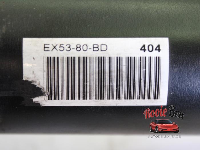 Rear shock absorber rod, left from a Jaguar F-type 3.0 S V6 24V 2014