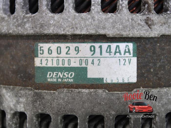 Dynamo van een Jeep Grand Cherokee (WH/WK) 3.7i 4x2 2006