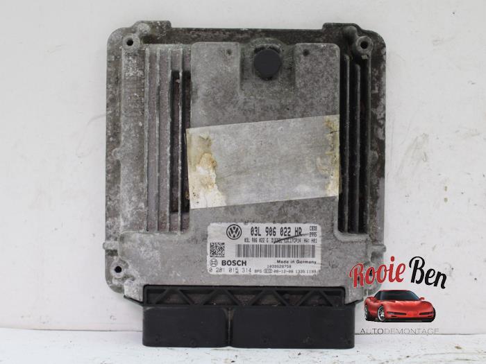 Usagé Ordinateur gestion moteur Volkswagen Golf V Variant (1K5) 2.0 TDI 16V Prix € 40,00 Règlement à la marge proposé par Rooie Ben autodemontage