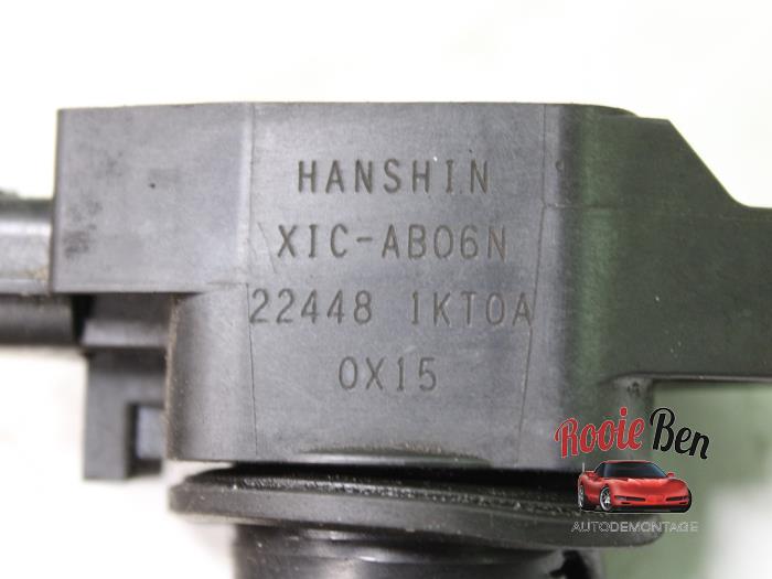 Ignition coil from a Nissan Qashqai (J10) 1.6 16V 2014