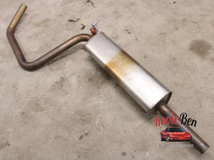 Exhaust middle silencer from a Volkswagen Tiguan (AD1) 2.0 TSI 16V 4Motion 2019