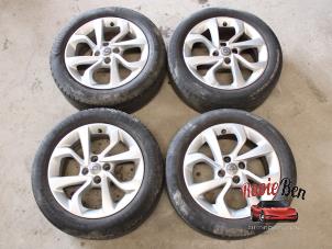 Used Sport rims set + tires Opel Corsa E 1.4 16V Price on request offered by Rooie Ben autodemontage