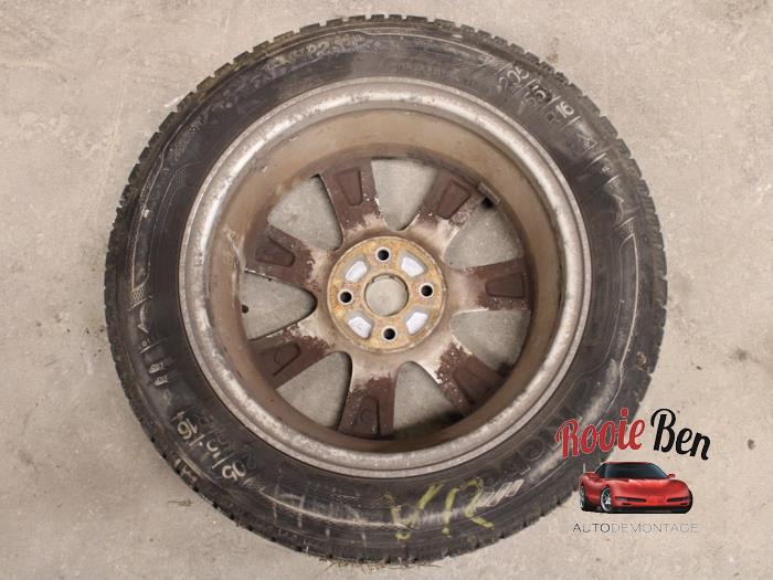 Set of sports wheels + winter tyres from a Honda Insight (ZE2) 1.3 16V VTEC 2009