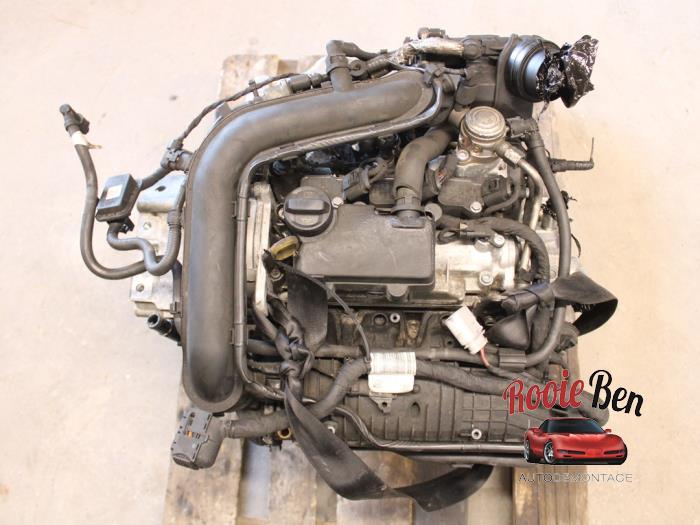 Motor van een Volkswagen Polo VI (AW1) 1.0 TSI 12V 2021