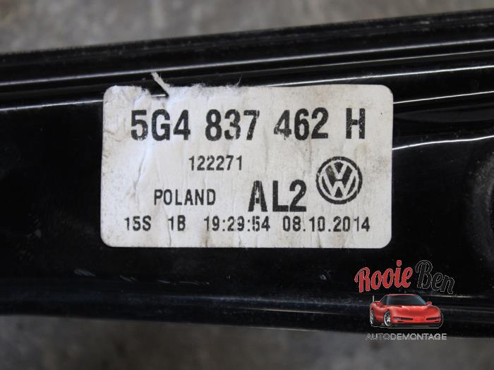 Mécanique vitre 4portes avant droite d'un Volkswagen Golf VII (AUA) 1.2 TSI 16V 2014