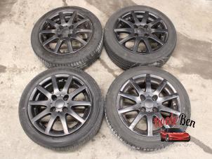 Used Sport rims set + tires Toyota Aygo (B10) 1.0 12V VVT-i Price on request offered by Rooie Ben autodemontage
