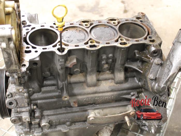 Engine crankcase from a Opel Corsa D 1.2 16V ecoFLEX Bi-Fuel 2011