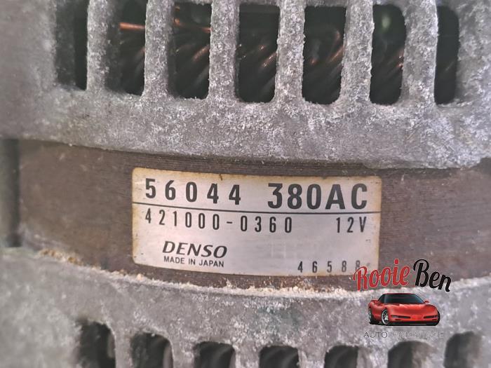 Begagnade Dynamo Jeep Grand Cherokee (WH/WK) 5.7 V8 Hemi Pris € 50,00 Marginaltabell erbjuds av Rooie Ben autodemontage