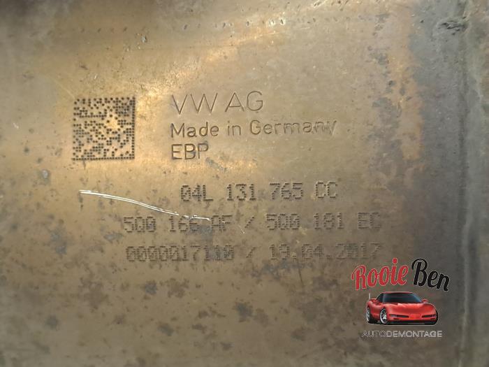 Catalyseur d'un Volkswagen Golf VII (AUA) 2.0 GTD 16V 2017