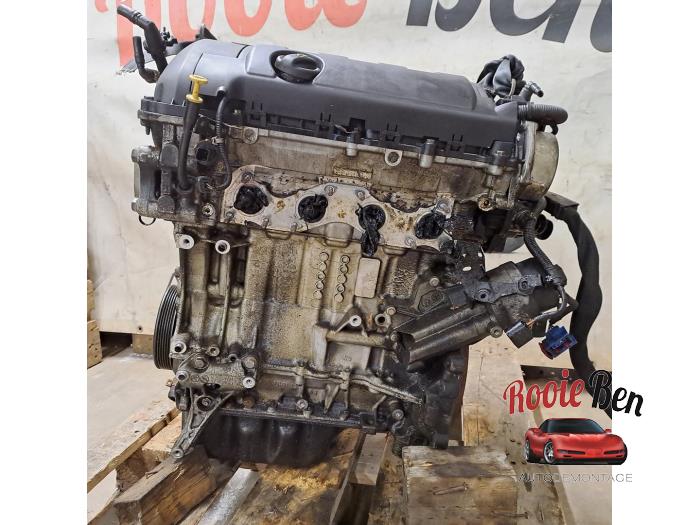 Motor van een Peugeot 207 SW (WE/WU) 1.4 16V Vti 2010