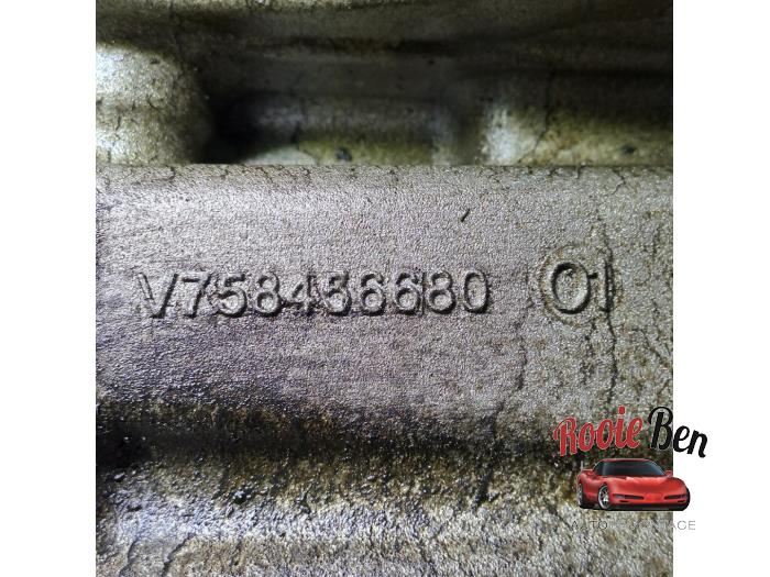 Motor van een Peugeot 207 SW (WE/WU) 1.4 16V Vti 2010
