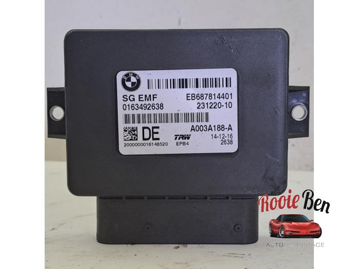 Używane Modul hamulca postojowego BMW 5 serie Touring (F11) 518d 16V Cena € 25,00 Procedura marży oferowane przez Rooie Ben autodemontage