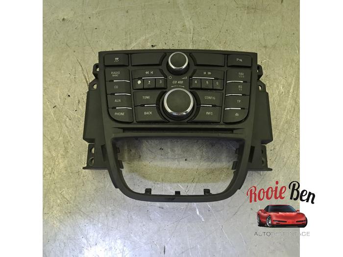 Używane Panel obslugi radia Opel Meriva (B) 1.4 Turbo 16V ecoFLEX Cena € 25,00 Procedura marży oferowane przez Rooie Ben autodemontage