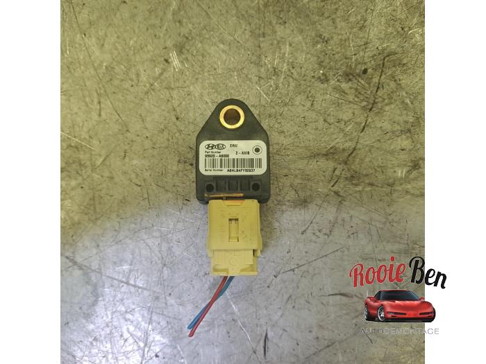 Airbag deployment crash sensor