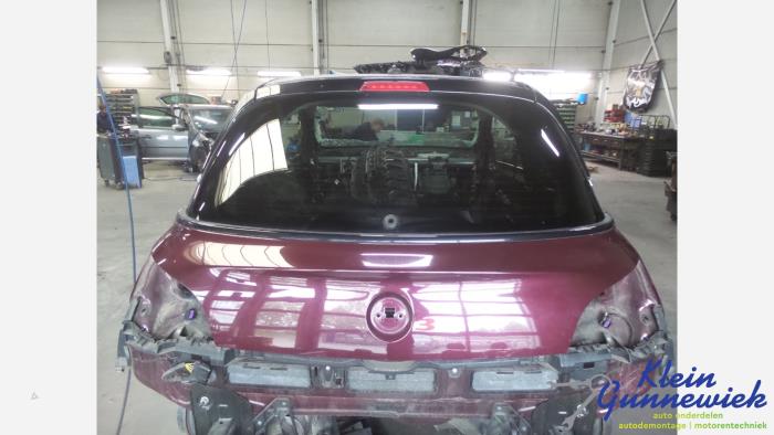 Używane Tylna klapa Opel Adam Cena € 128,00 Procedura marży oferowane przez Klein Gunnewiek Autodemontage & Motorentechniek