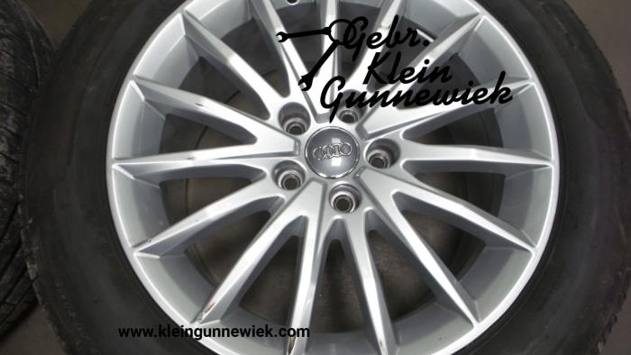 Set of wheels from a Audi A4 2016