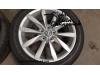 Set of wheels from a Volkswagen Golf 2016