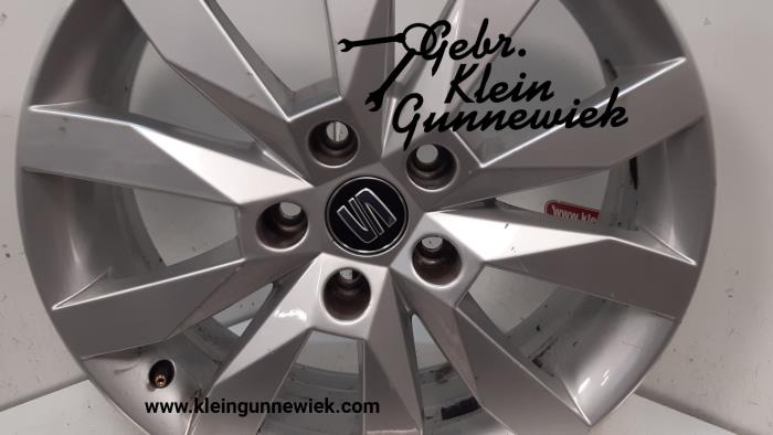 Wheel from a Seat Leon 2014
