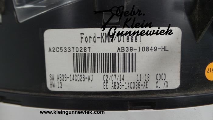 Instrument panel Ford Ranger - AB3914C088AE FOMOCO