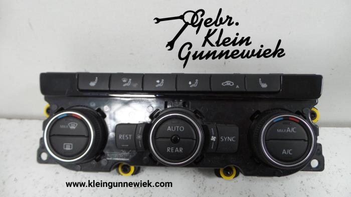 Heater control panel from a Volkswagen Transporter 2016