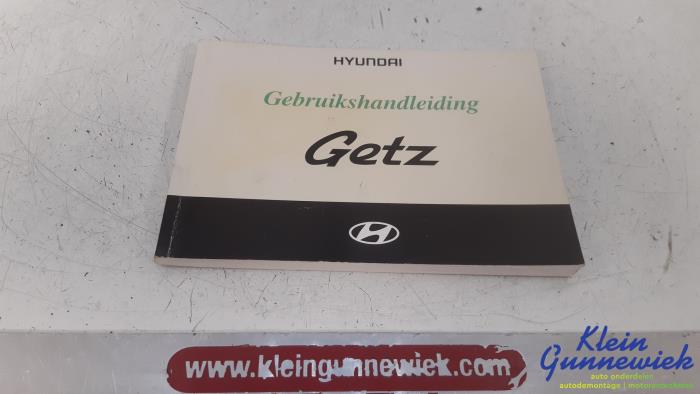 Używane Instrukcja Hyundai Getz Cena € 15,00 Procedura marży oferowane przez Klein Gunnewiek Autodemontage & Motorentechniek