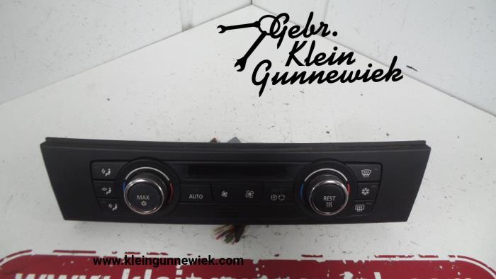 Heater control panel from a BMW 3-Serie 2007