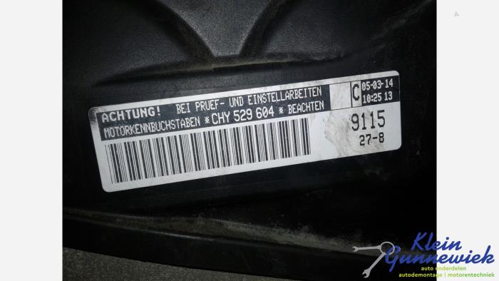 Engine from a Volkswagen E-Up 2014