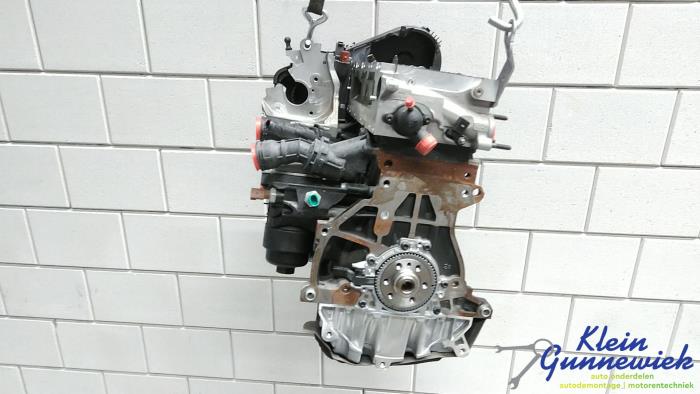 Motor van een Volkswagen Jetta 2016