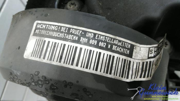 Motor van een Volkswagen Polo 2006