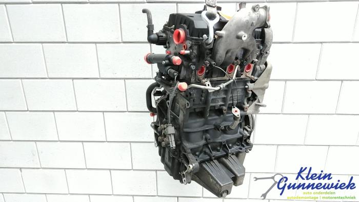 Motor van een Volkswagen Polo 2006