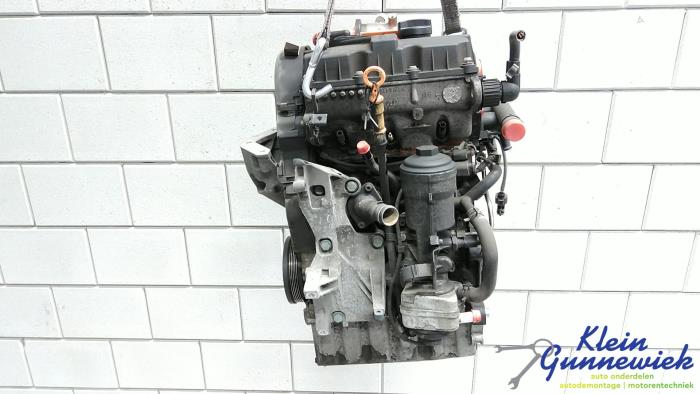 Motor van een Volkswagen Polo 2006